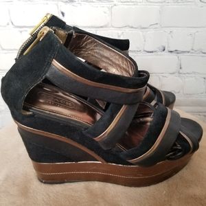 Coach wedge sandals